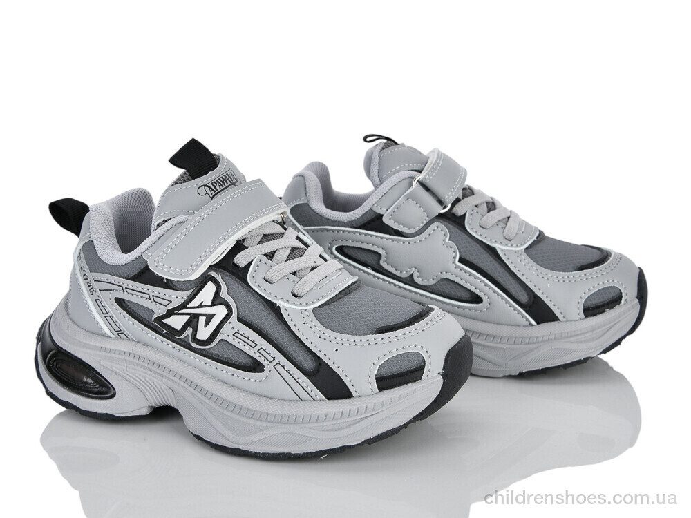 Кроссовки ABY1562P-1 grey Clibee-ShoSho / p. 27-31 / 6пар