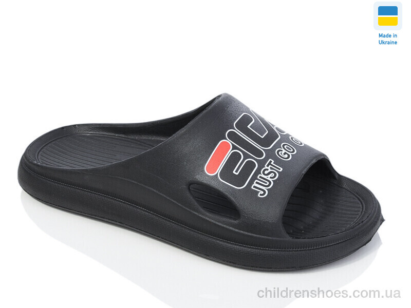 Шлепки N80 чорний Lot Shoes / p. 36-41 / 6пар