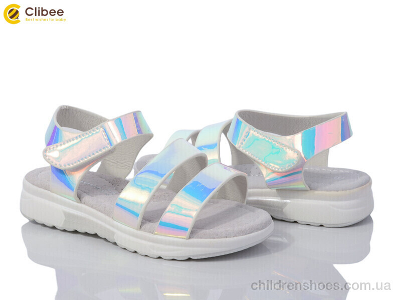 Босоножки GX197-1 silver Clibee / p. 26-31 / 6пар