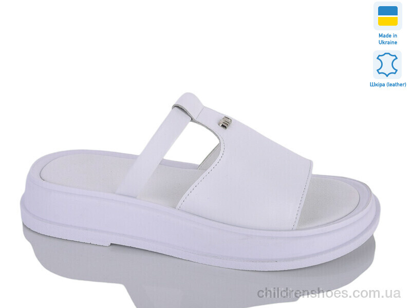 Шлепки женские No brand 741 білий к.