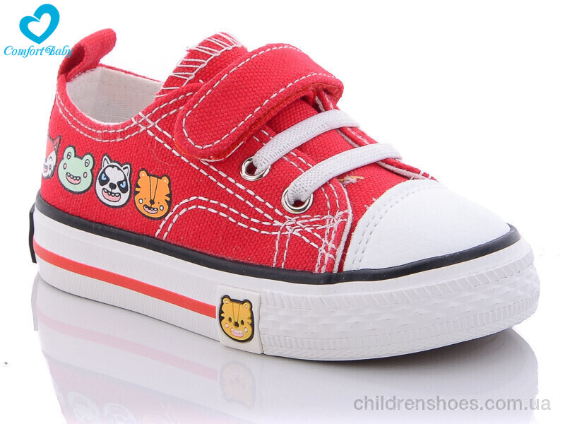 Кеды 601С червоний Comfort-baby / p. 20-24 / 5пар