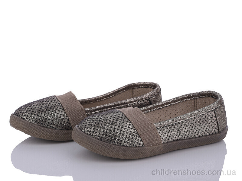 Слипоны No brand N301K bronze