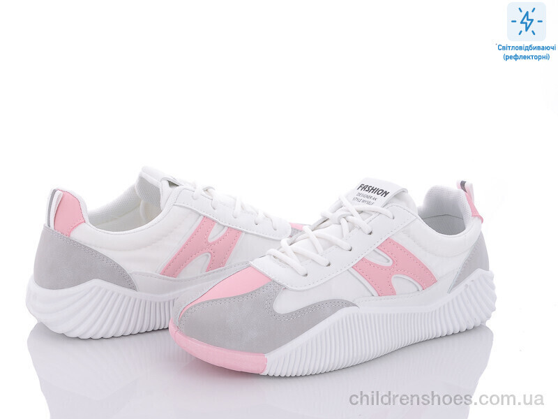 Кроссовки Violeta only one 173-36 white-pink