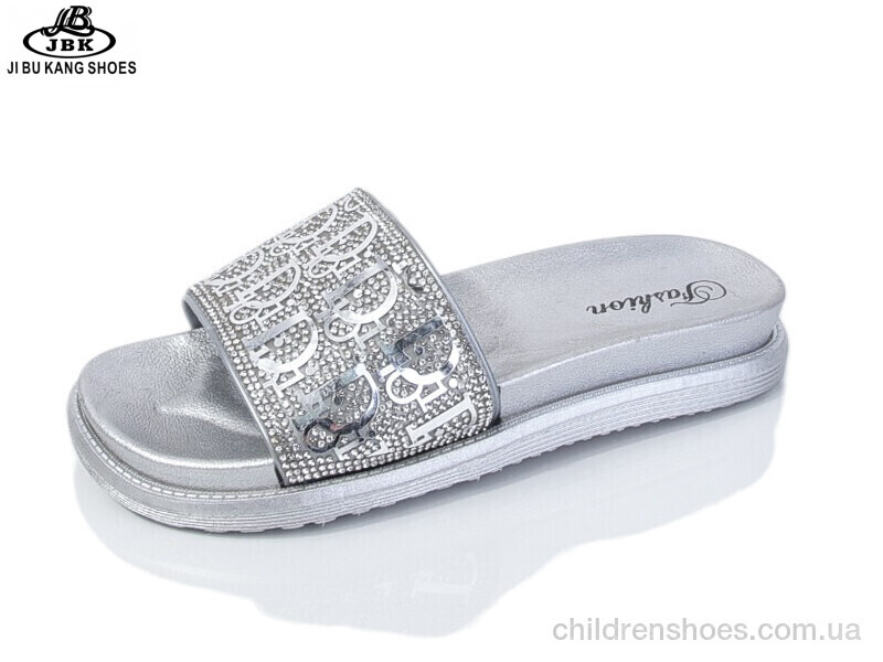 Шлепки женские No brand C888 silver