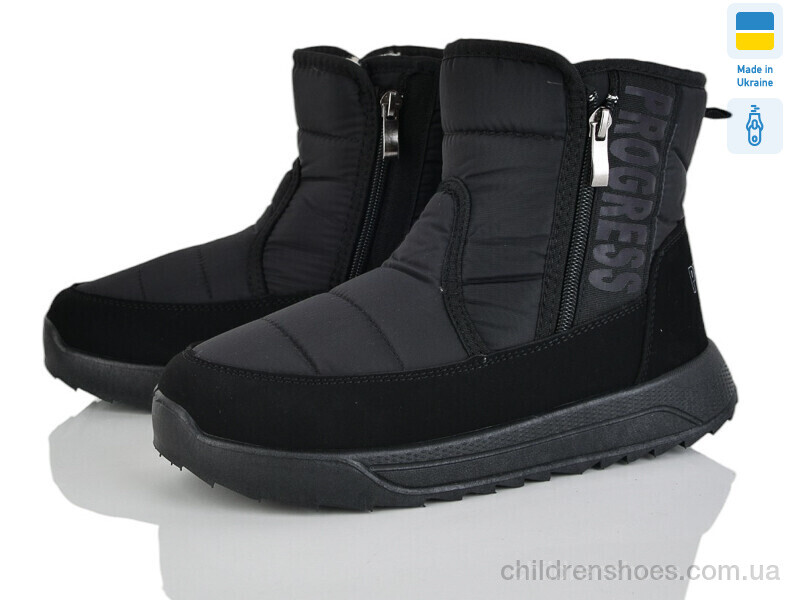 Дутики Progress 3715 чорний