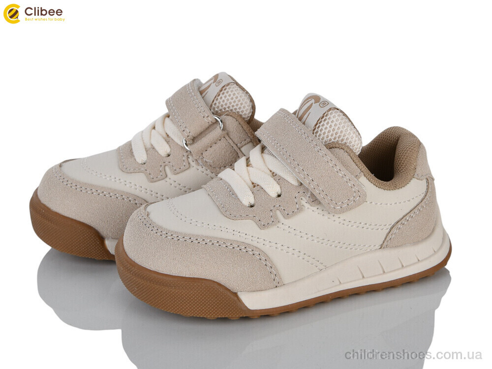 Кроссовки EA775-5 beige Clibee / p. 21-26 / 6пар