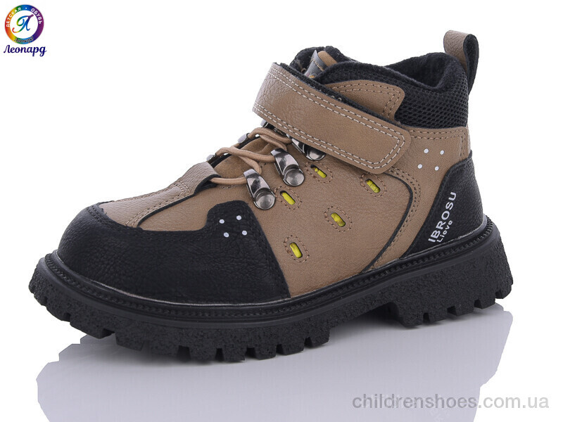 Ботинки 8031 khaki Леопард / p. 26-30 / 8пар
