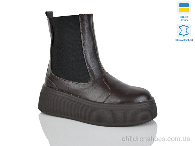 Ботинки 91 шоколад.к. зима Sali / p. 37-41 / 6пар