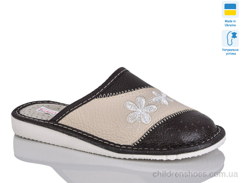 Тапки 1-7 т. коричневий комн Lot Shoes / p. 36-40 / 6пар