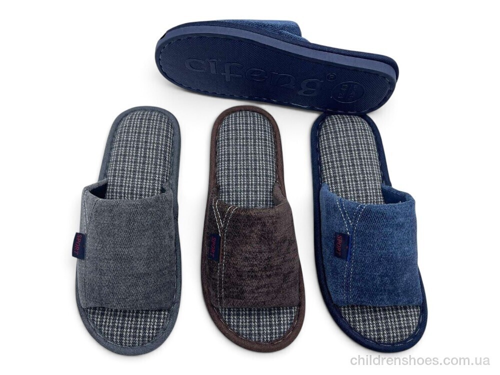 Тапки WP5083 mix Rai shoes / p. 40-45 / 12пар
