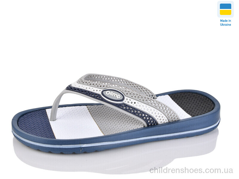 Вьетнамки 421-3 синій-білий Lot Shoes / p. 36-41 / 8пар