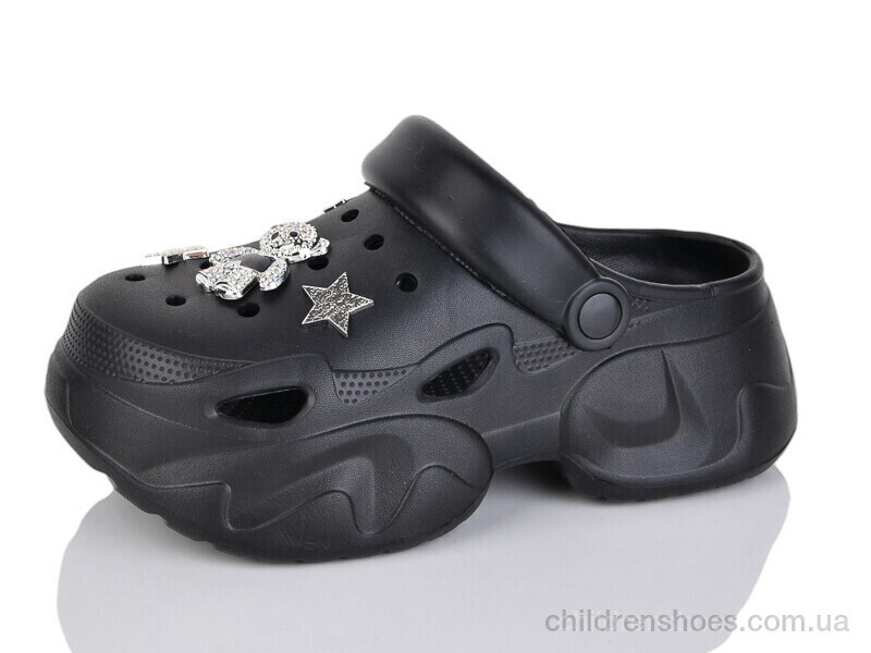 Кроксы No brand T679 black