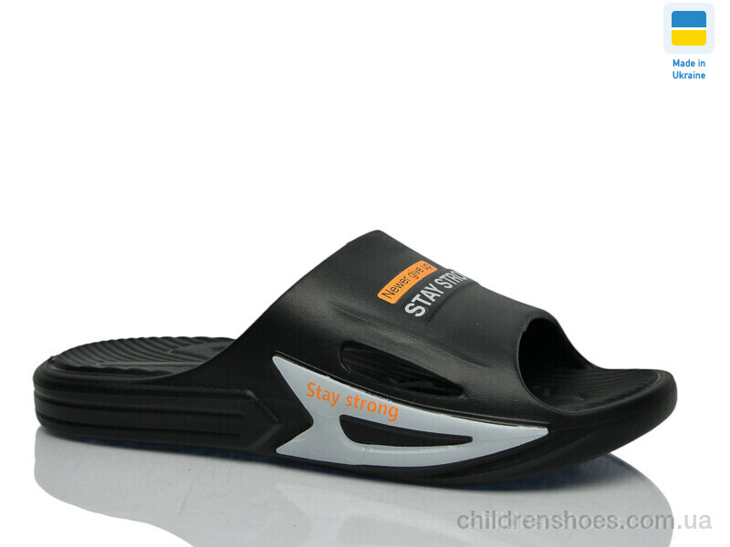 Шлепки N243 чорний Lot Shoes / p. 41-46 / 8пар