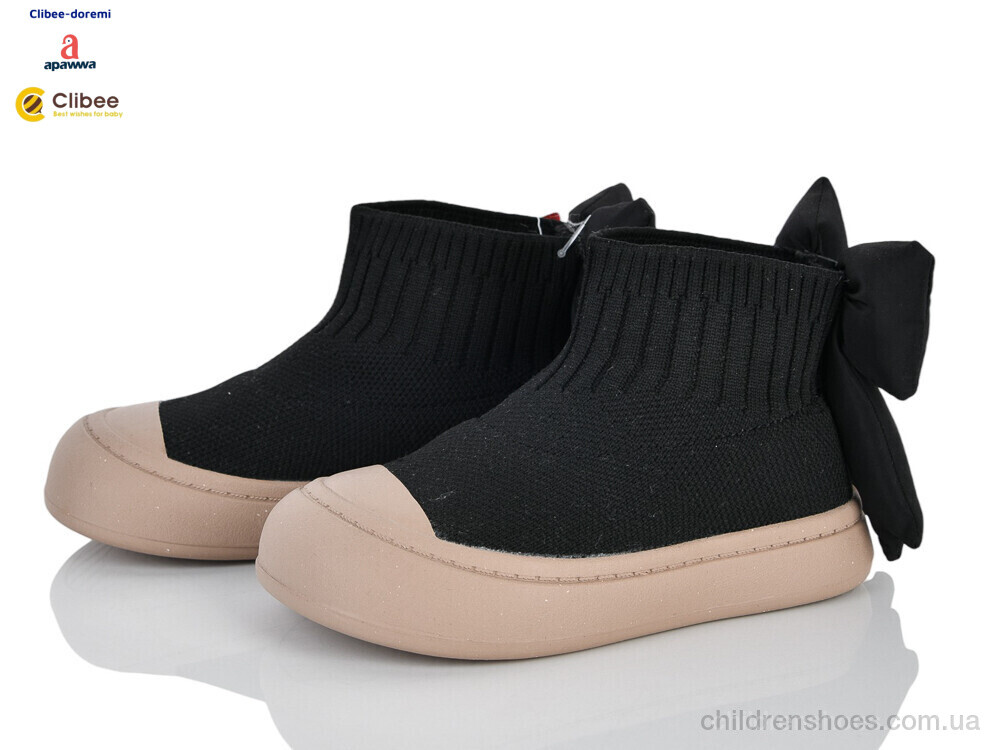 Ботинки ABC(N)2328-1 black Clibee-Doremi / p. 22-26 / 8пар