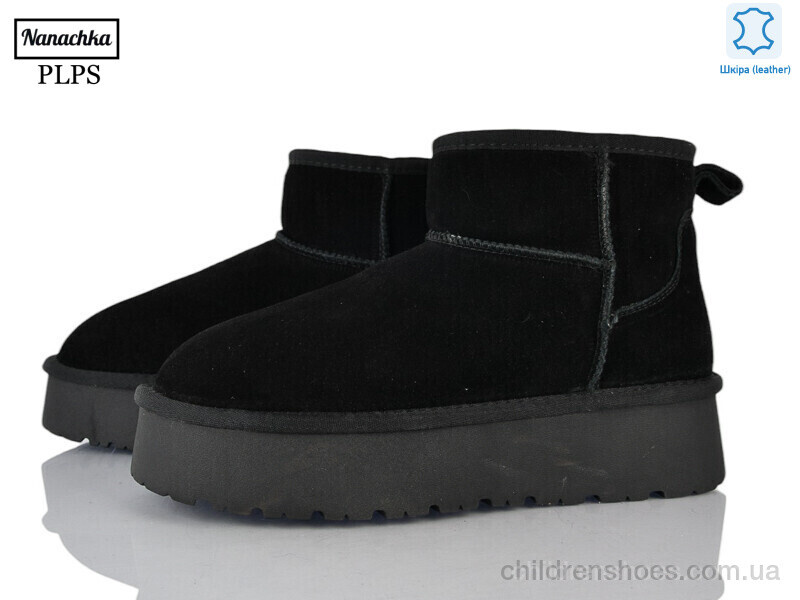 Угги A3302 black PLPS-Nanachka / p. 36-40 / 6пар