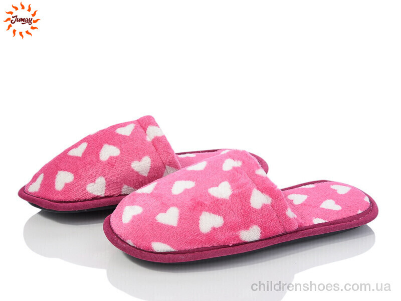 Тапки No brand Капці жін серце рожеві