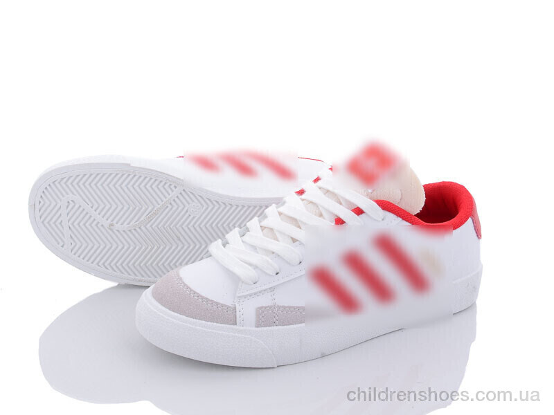 Кроссовки Violeta only one 186-17 white-red