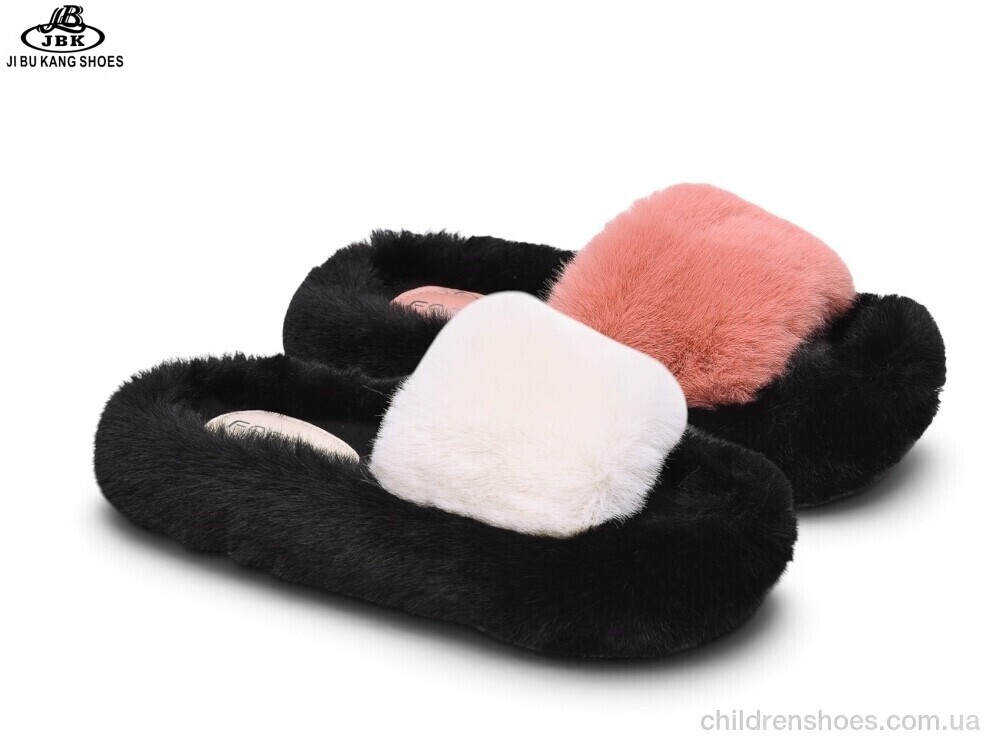Тапки CA323-019  white-pink mix Jibukang / p. 36-41 / 12пар