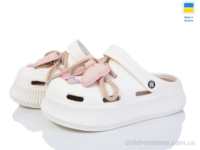 Кроксы Progress Прогрес Ж155-4-3 крем