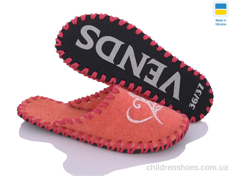 Тапки Vends 223 коралловий