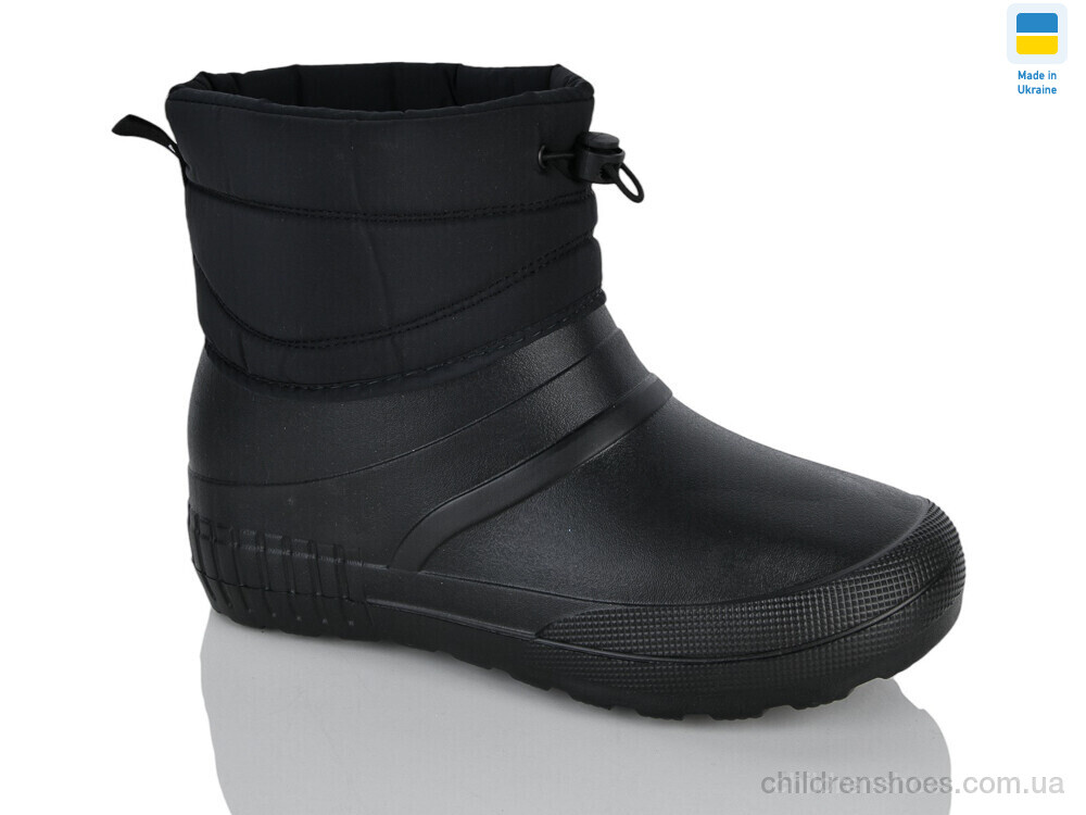 Сапоги из пены D401 чорний Крок / p. 37-41 / 6пар