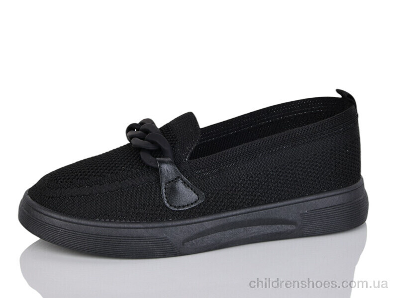 Слипоны No brand GQ809 black