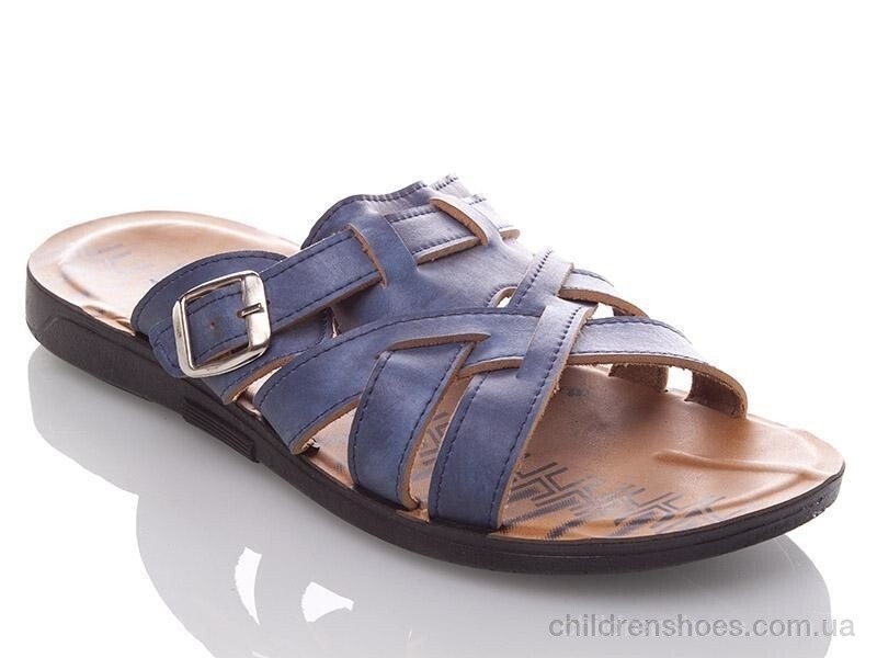 Шлепки Demur MN21 blue