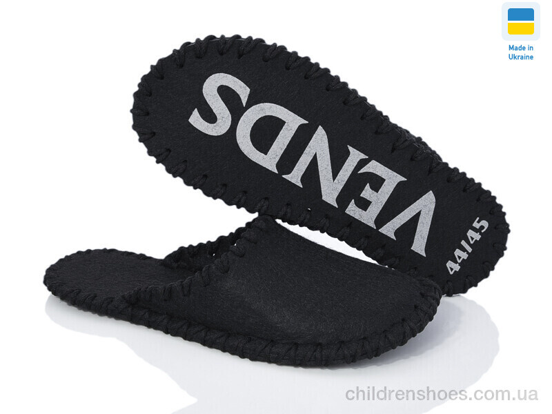 Тапки Vends 358M чорний