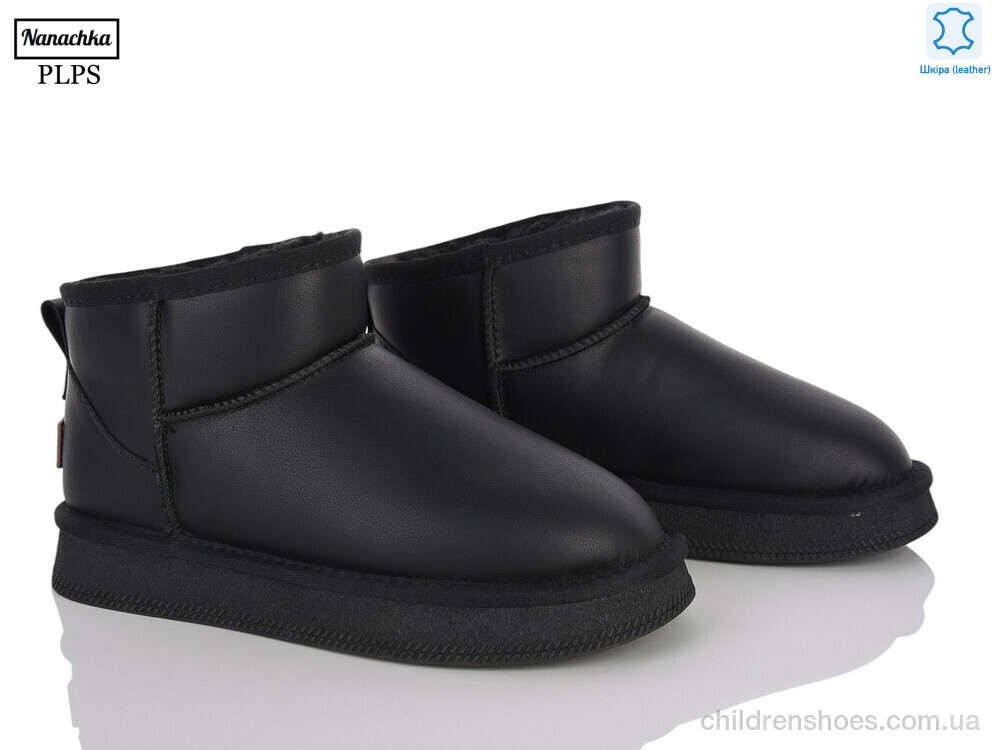 Угги 5853-1 black PLPS-Nanachka / p. 37-41 / 6пар