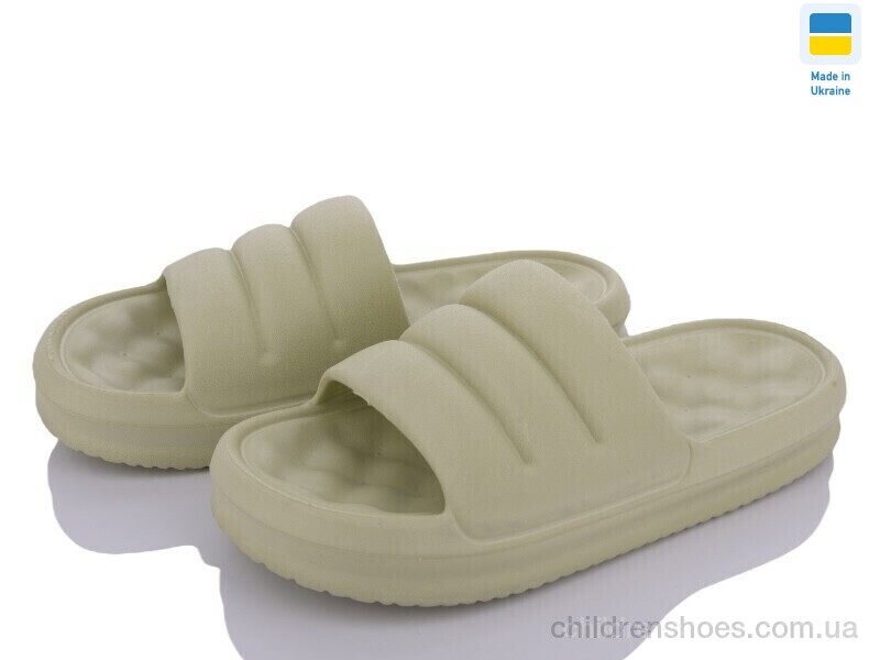 Шлепки женские No brand 136 олива