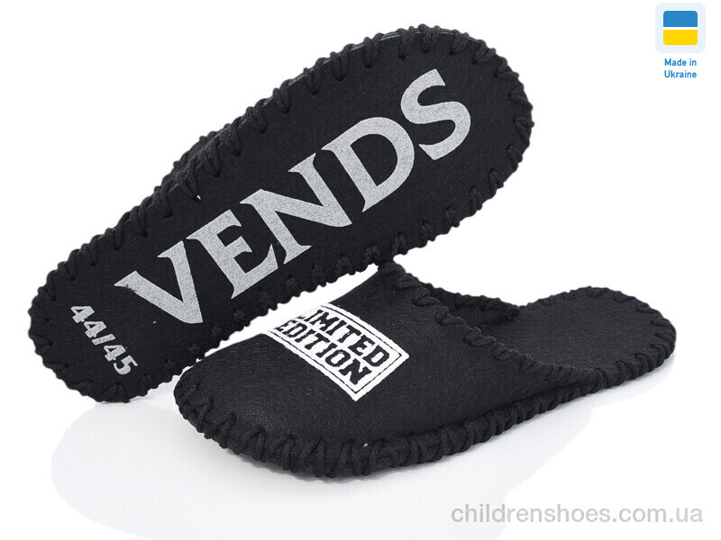Тапки Vends 385M чорний