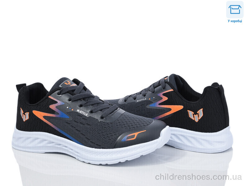 Кроссовки M-Style M001 grey-black