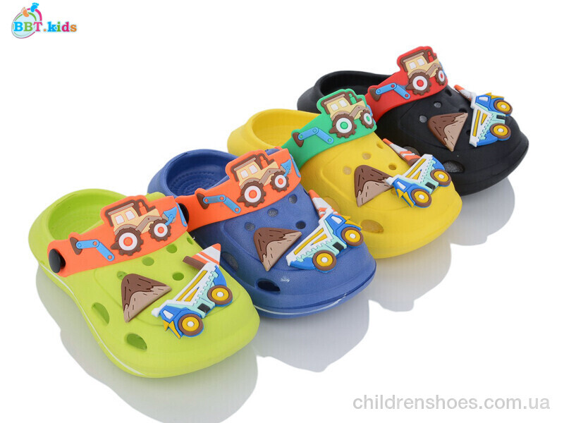 Кроксы BBT kids A9105-1 mix
