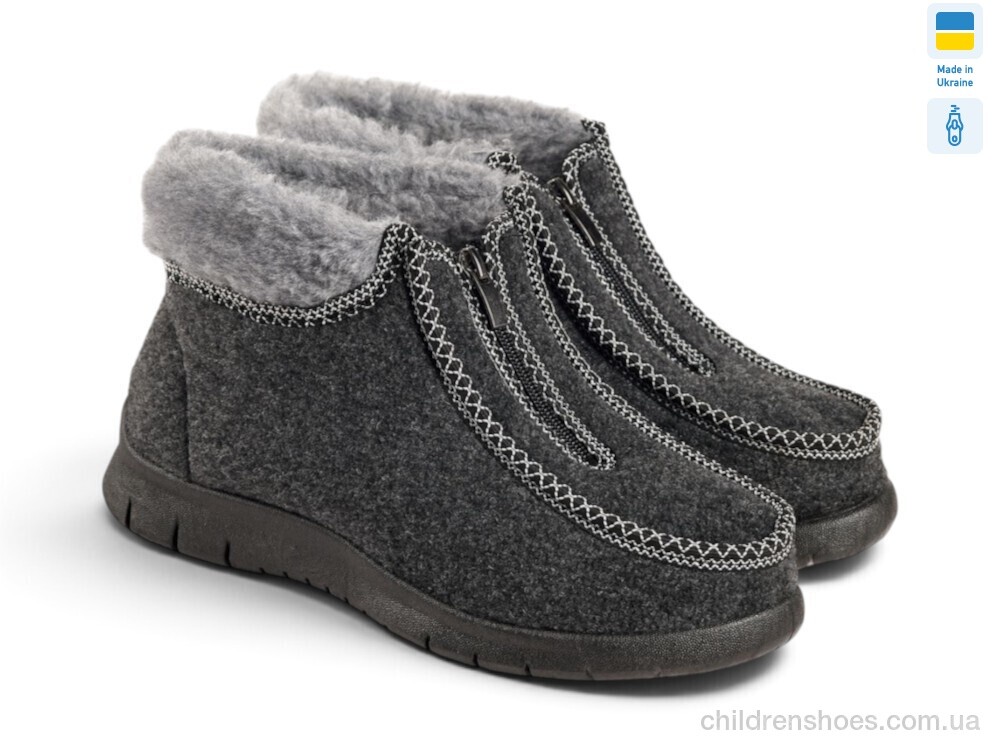 Бурки DL3101 сірий Rai shoes / p. 38-42 / 8пар