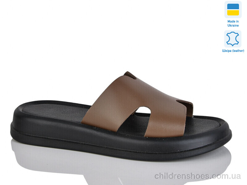 Шлепки женские No brand 505-25 карамель к.