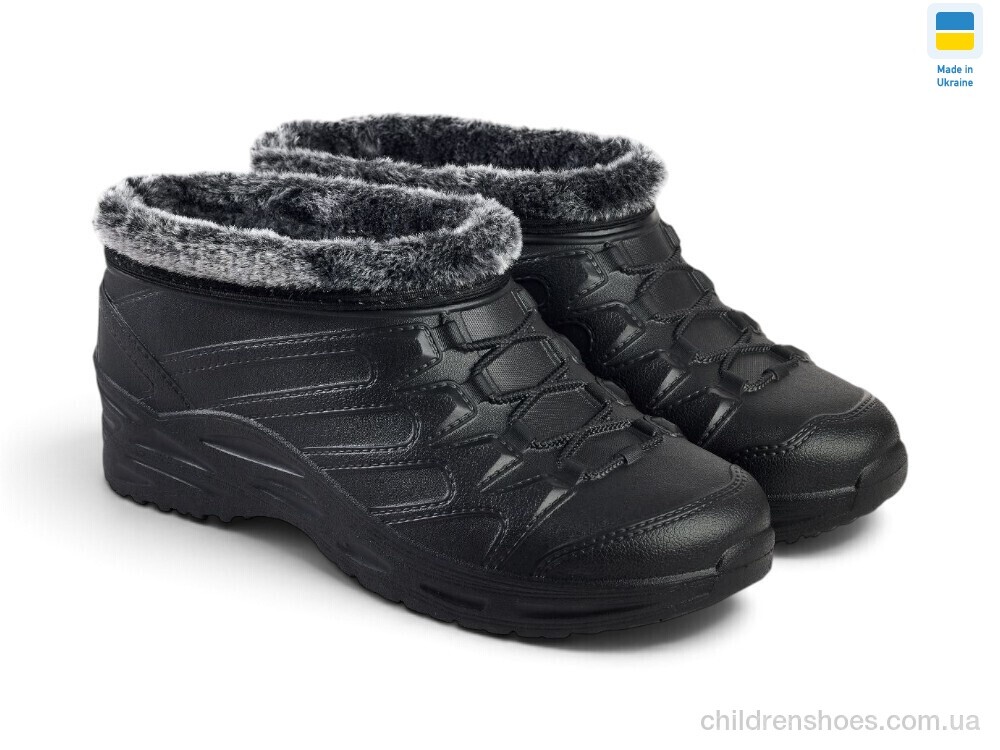 Галоши B-115A чорний Rai shoes / p. 42-45 / 6пар