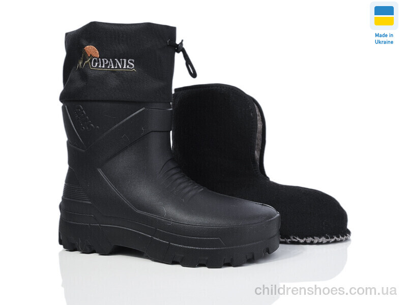 Сапоги из пены N142 чорний Lot Shoes / p. 42-45 / 6пар