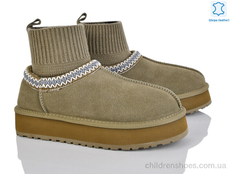 Угги No brand 6051 green