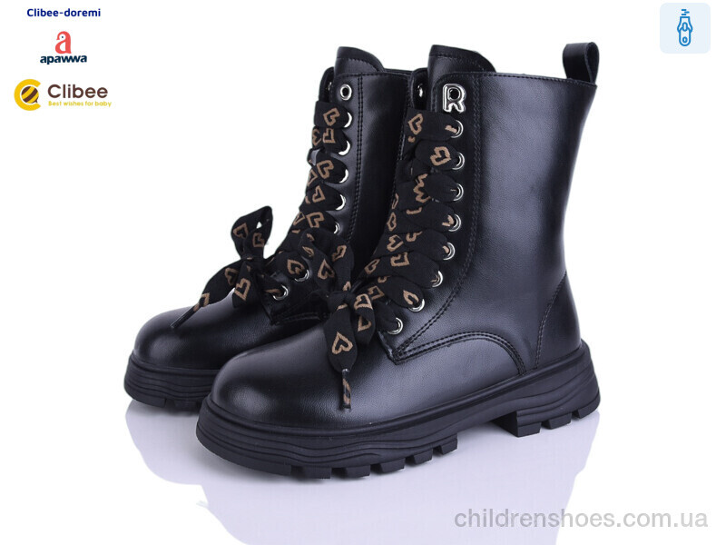 Ботинки C6227 black Clibee-Doremi / p. 31-36 / 8пар