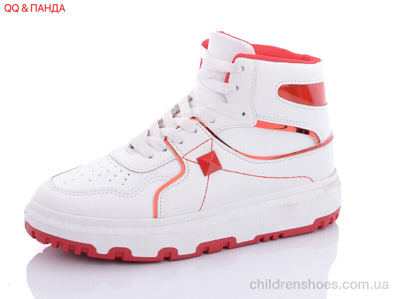 Кроссовки Panda BK72 white-red