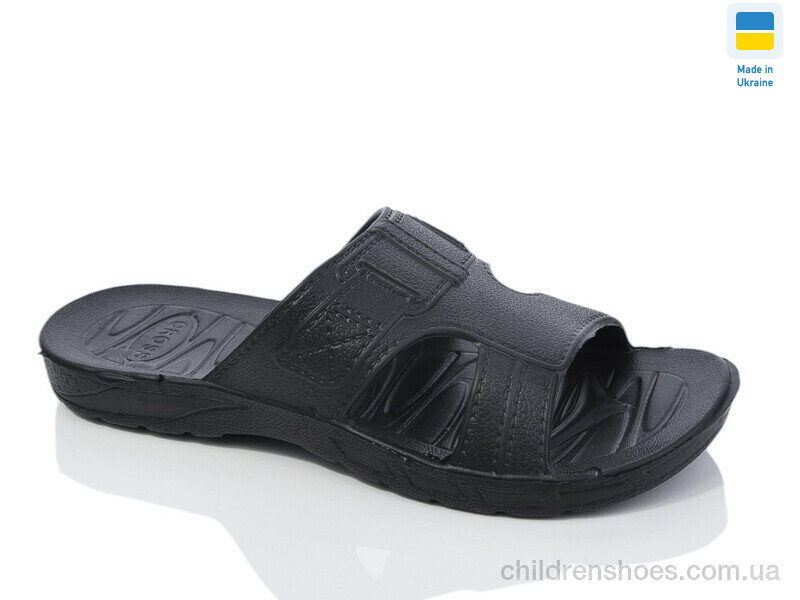 Шлепки Cross Шкіра чорний