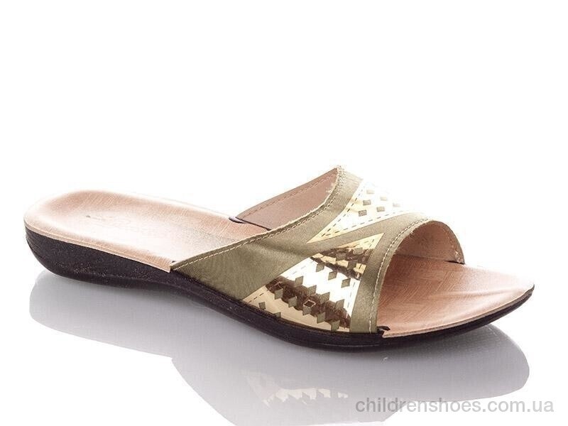 Шлепки женские Demur W7149-green