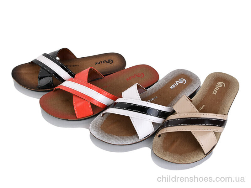 Шлепки женские Flex 0002-2 mix