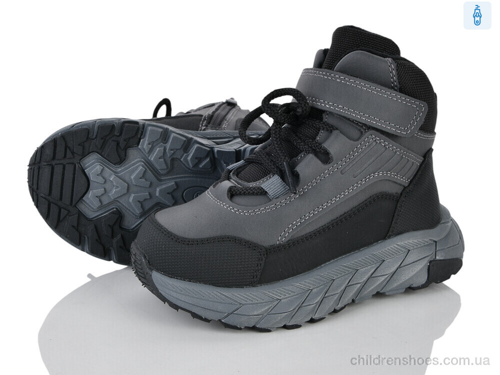 Ботинки GB91-2 grey-black Clibee-ShoSho / p. 27-32 / 6пар