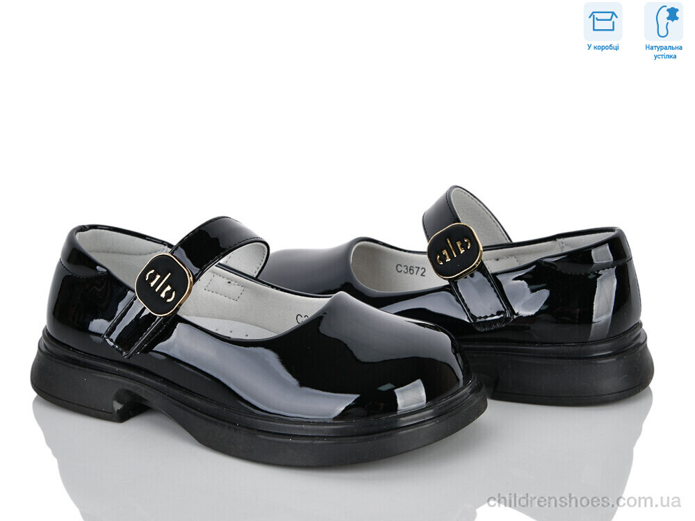 Туфли ABC3672P black Clibee-ShoSho / p. 28-33 / 6пар