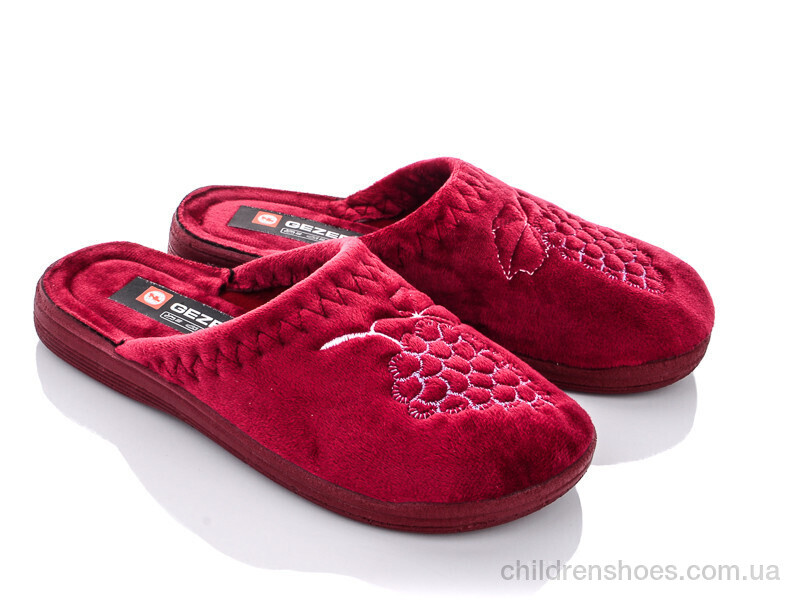 Тапки Gezer Турція 001-6 бордовий