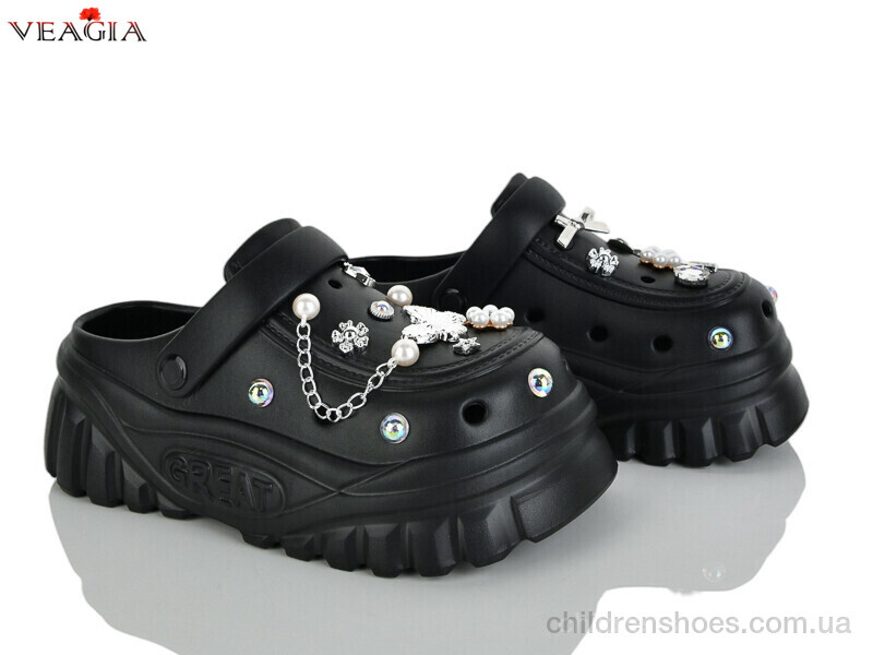Кроксы No brand 3005-1 black