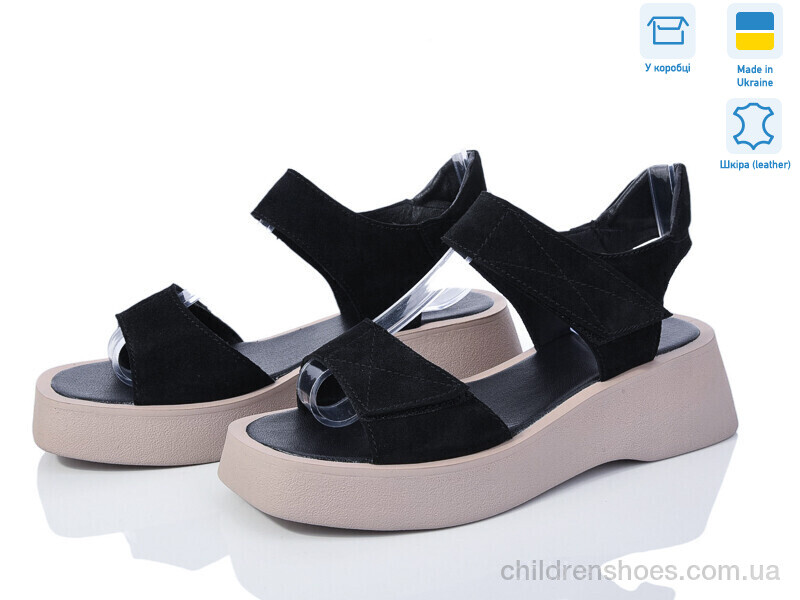 Босоножки IT Style 4070-19 чорний замш