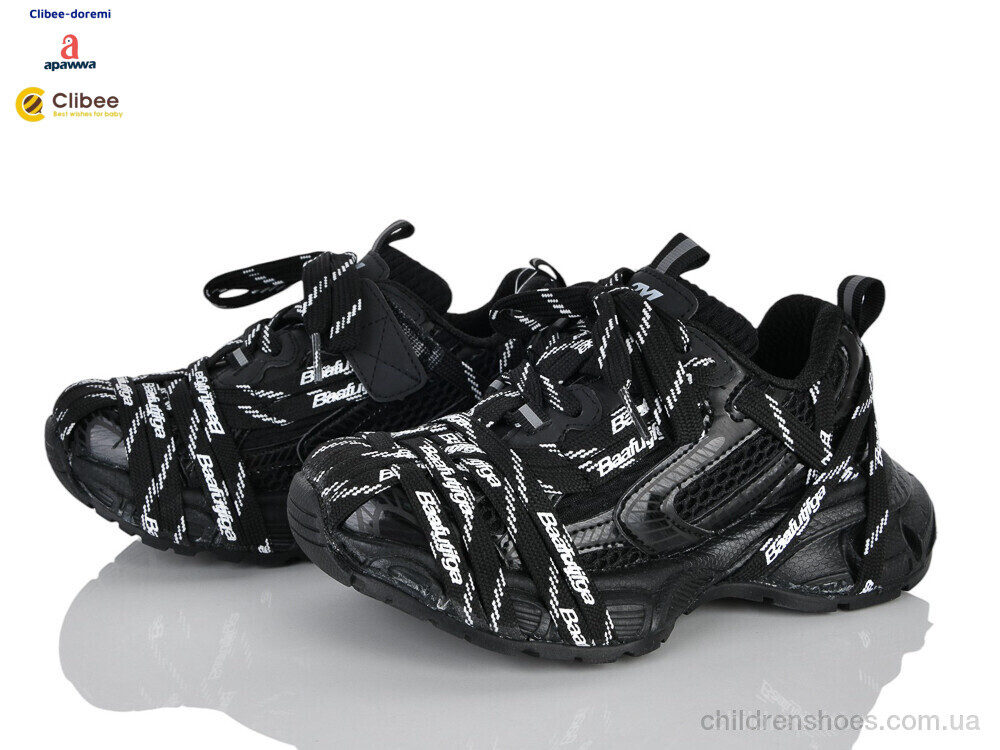 Кроссовки ABC2660-1 black Clibee-Doremi / p. 31-37 / 7пар