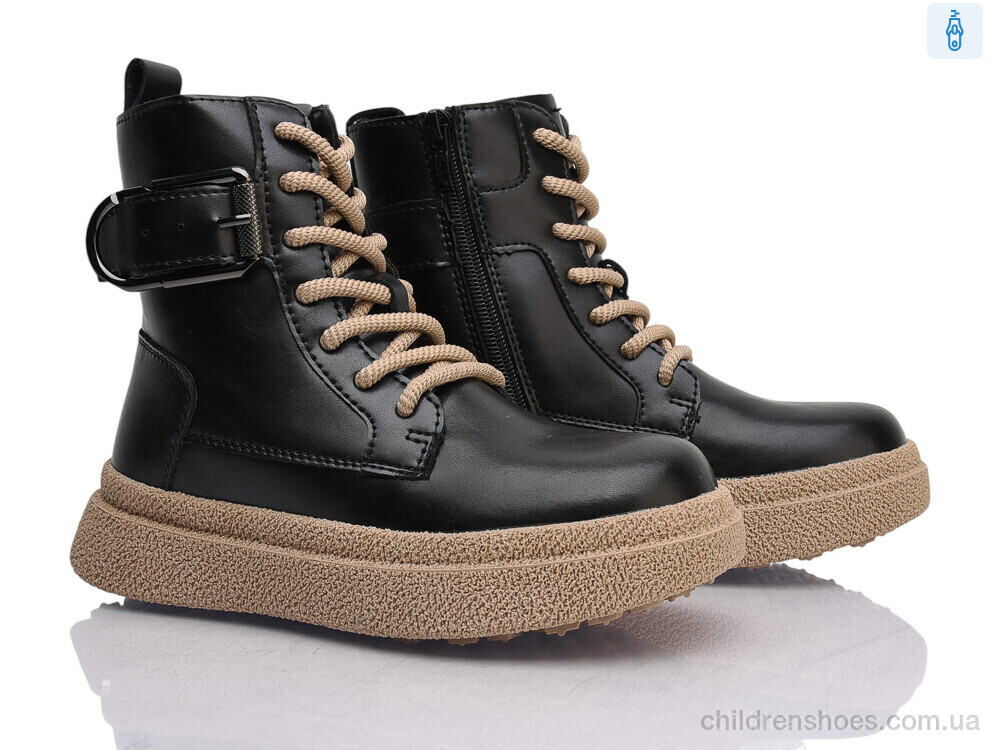 Ботинки HC830-1 black Clibee-ShoSho / p. 32-37 / 6пар